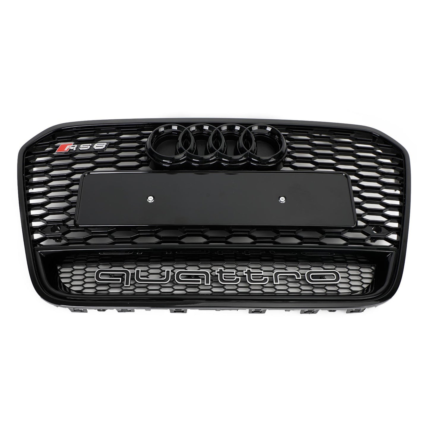 Audi 2012-2015 A6 S6 C7 Grill Replacement RS6 Style Front Mesh Honeycomb Grill Replacement