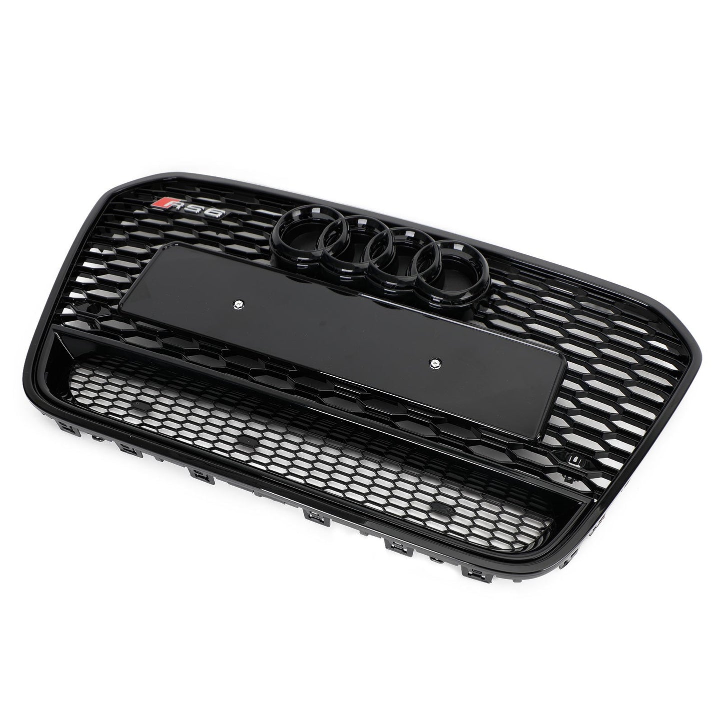 Audi 2012-2015 A6 S6 C7 Grill Replacement RS6 Style Front Mesh Honeycomb Grill Replacement
