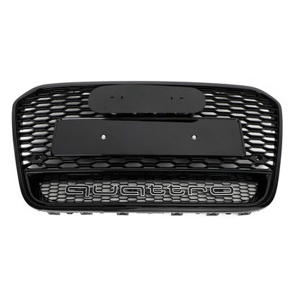 Audi 2012-2015 A6 S6 C7 Grill Replacement RS6 Style Front Mesh Honeycomb Grill Replacement