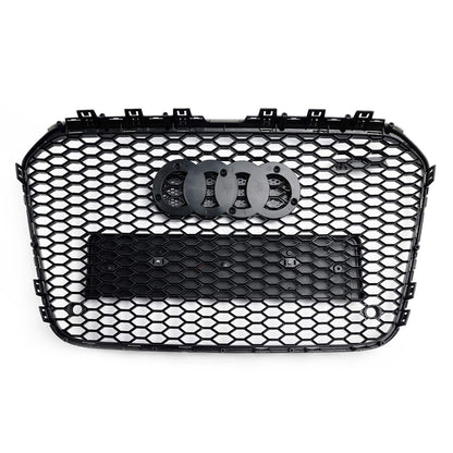 Audi 2012-2015 A6 S6 C7 Grill Replacement RS6 Style Front Mesh Honeycomb Grill Replacement