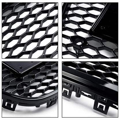 Audi 2012-2015 A6 S6 C7 Grill Replacement RS6 Style Front Mesh Honeycomb Grill Replacement