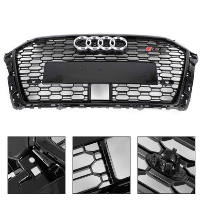2017-2019 Audi A3 /A3 Sile/S3 To RS3 Style Honeycomb Grill Bumper Replacement