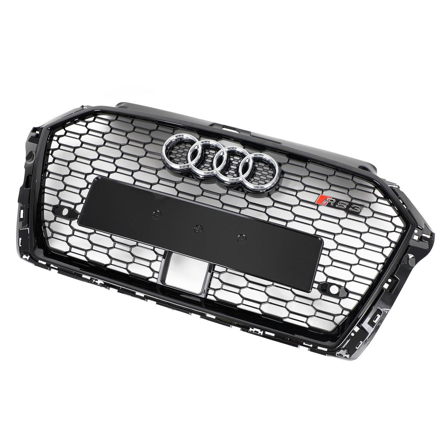 2017-2019 Audi A3 /A3 Sile/S3 To RS3 Style Honeycomb Grill Bumper Replacement