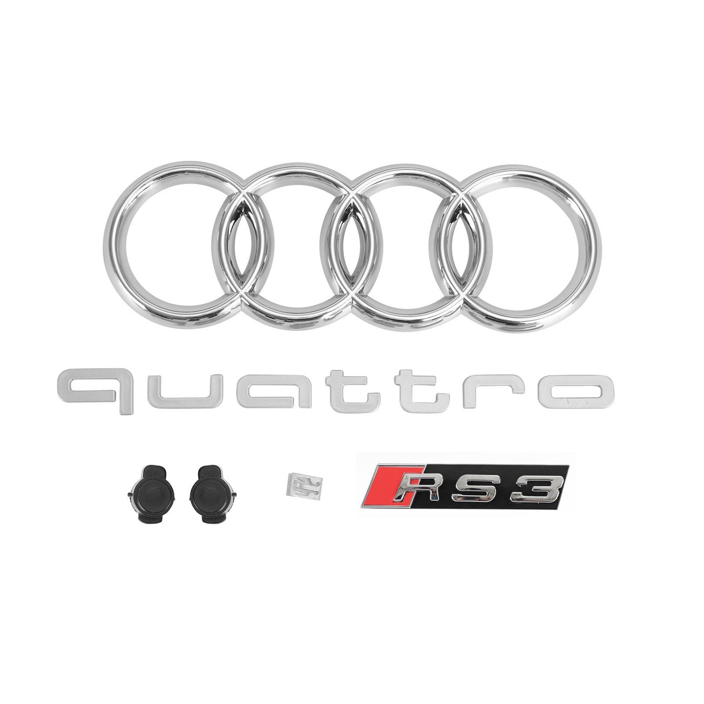2017-2019 Audi A3 /A3 Sile/S3 To RS3 Style Honeycomb Grill Bumper Replacement