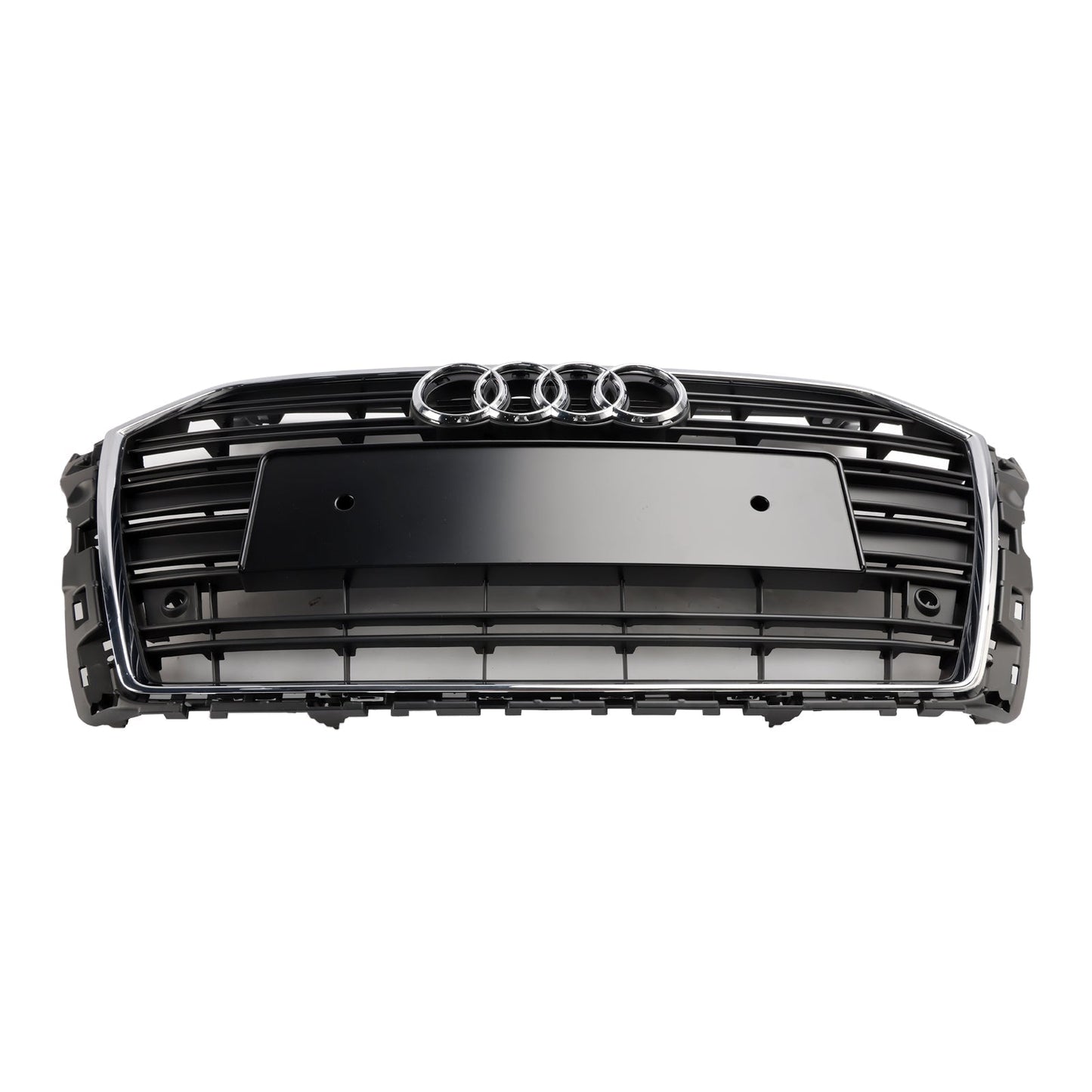 Audi A3 / A3 Sline / S3 2017-2019 Front Grille Chrome Black Slat Replacement Grill