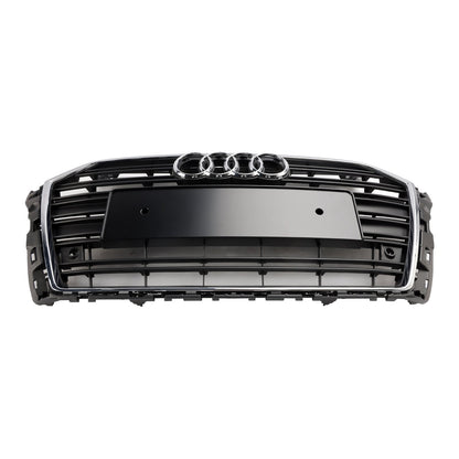 Audi A3 / A3 Sline / S3 2017-2019 Front Grille Chrome Black Slat Replacement Grill