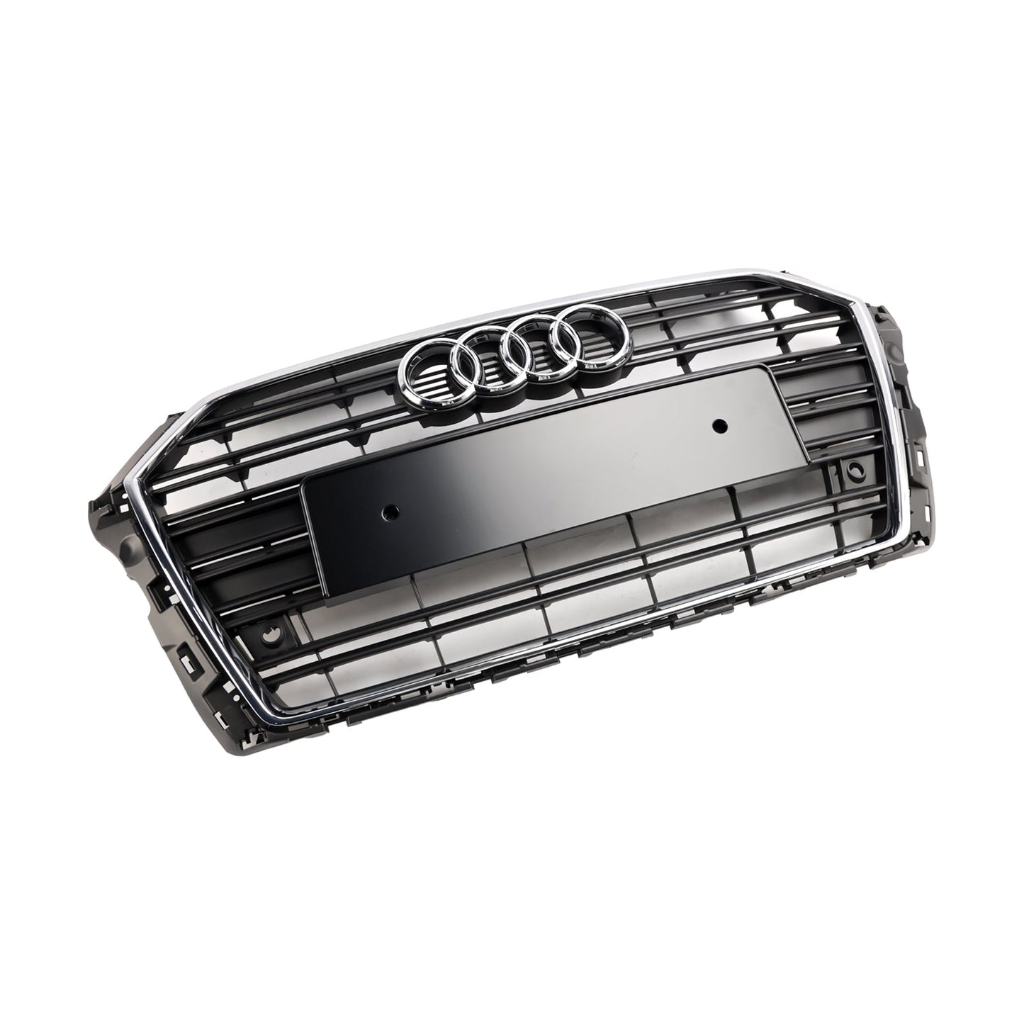 Audi A3 / A3 Sline / S3 2017-2019 Front Grille Chrome Black Slat Replacement Grill