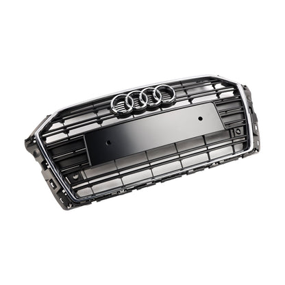Audi A3 / A3 Sline / S3 2017-2019 Front Grille Chrome Black Slat Replacement Grill