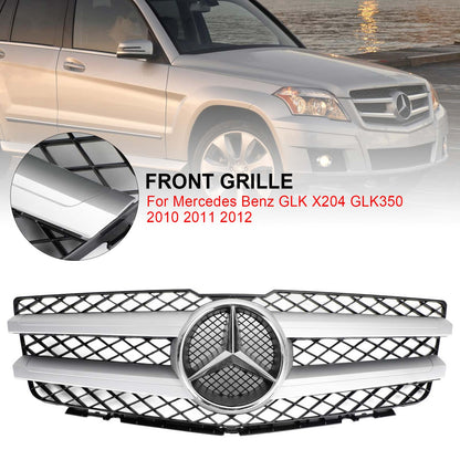 Mercedes Benz GLK-Class X204 2008-2012 Front Bumper Grille Chrome Replacement Grill