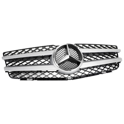 2008-2012 Mercedes Benz GLK-Class X204 GLK350/220/250/300/320 Front Hood Bumper Grill Black Silver Grill