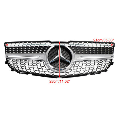 2013-2015 Mercedes Benz X204 GLK-Class GLK250/300/350 Front Bumper Grill Diamond Grille