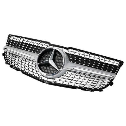 2013-2015 Mercedes Benz X204 GLK-Class GLK250/300/350 Front Bumper Grill Diamond Grille