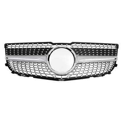 2013 2014 2015 Mercedes-Benz GLK-Class X204 Front Grille Air Intake Radiator Bumper Chrome Silver Grill With Star Emblem