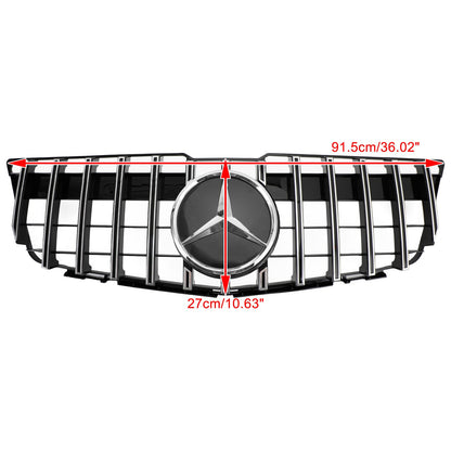 2008-2012 Mercedes Benz GLK-Class X204 GLK350/300/250CDI Front Bumper Grill Black Chrome AMG Style Grille