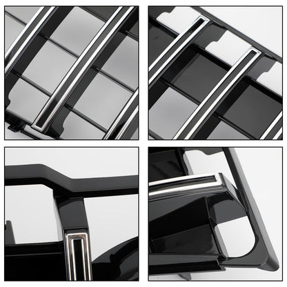 2008-2012 Mercedes Benz GLK-Class X204 Black Chrome Grille Front Bumper Replacement Grill