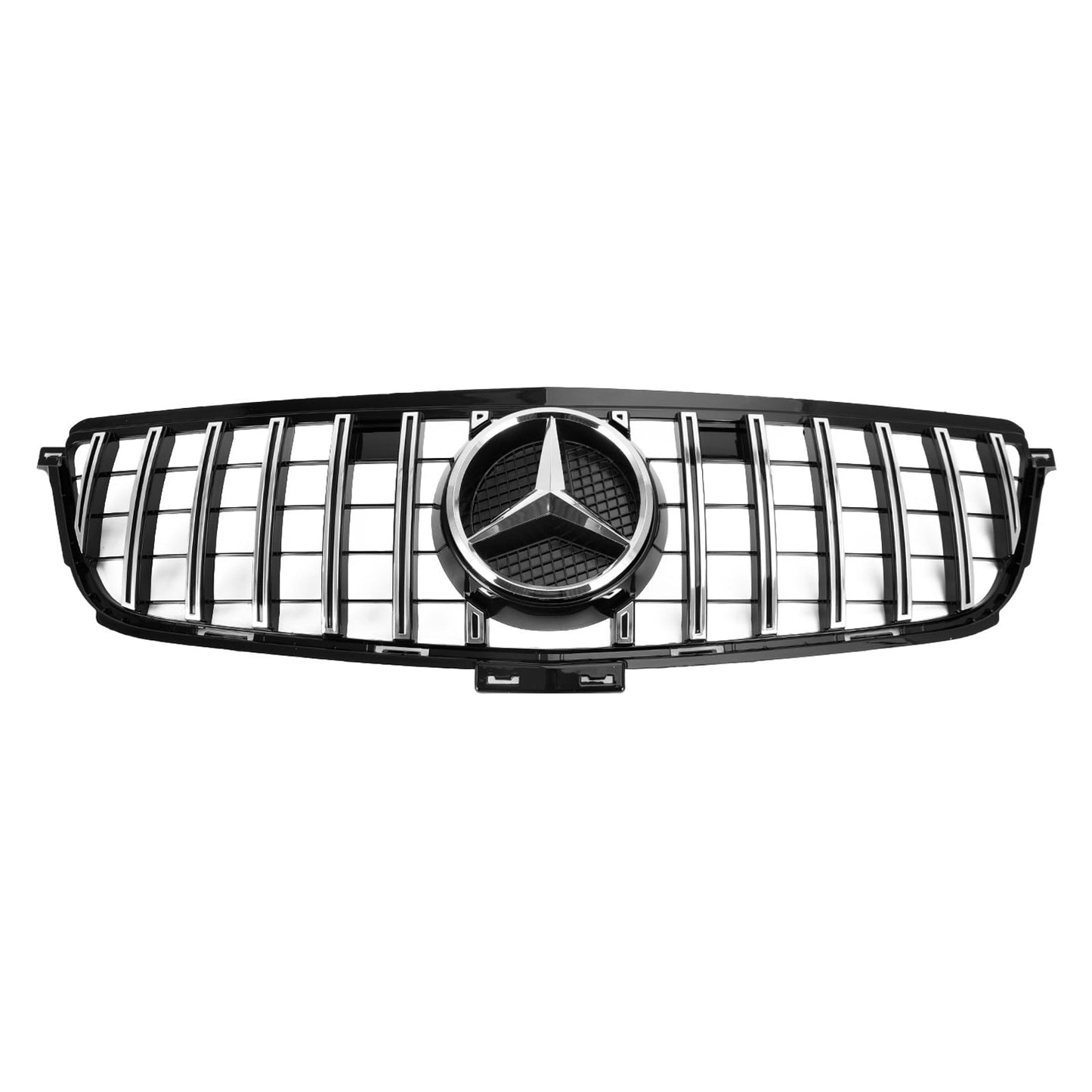 2012-2015 Benz W166 ML-Class ML300 ML320 ML350 ML400 Mercedes AMG Style Chrome Black Front Grill Replacement Grille