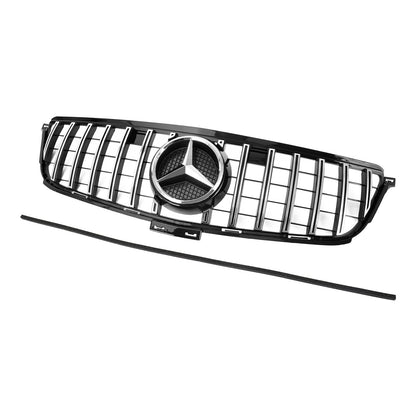 2012-2015 Mercedes Benz W166 ML-Class ML300 ML320 ML350 ML400 AMG Style Chrome Black Front Grill Replacement