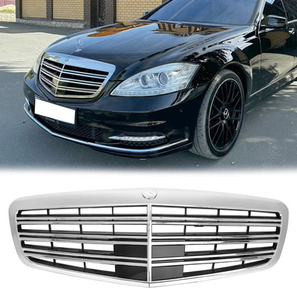 2010-2013 Mercedes Benz W221 S400 S450 S550 S600 S65 S63 S-Class AMG/MayBach Style Grill Chrome Grill