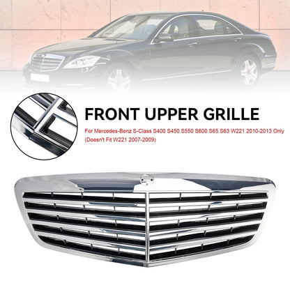 2010-2013 Mercedes Benz W221 S400 S450 S550 S600 S65 S63 S-Class AMG/MayBach Style Grill Chrome Grill