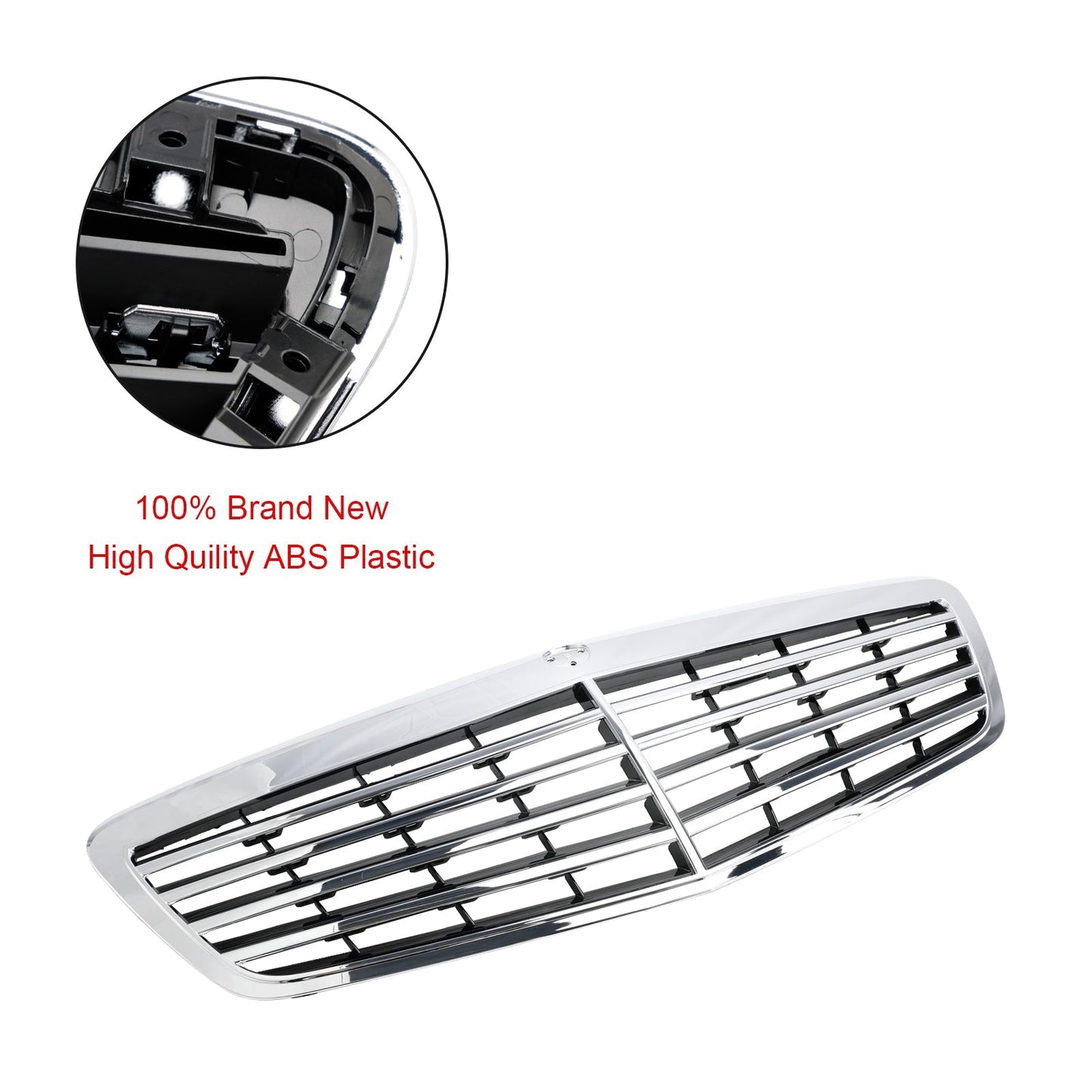 2010-2013 Mercedes Benz W221 S400 S450 S550 S600 S65 S63 S-Class AMG/MayBach Style Grill Chrome Grill