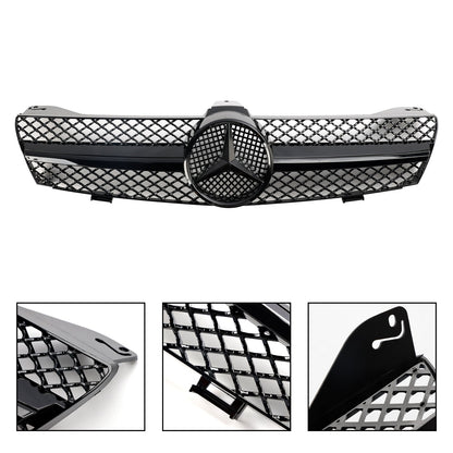 2004 2005 2006 2007 2008 Mercedes Benz CLS-Class W219 Front Grill Chrome / Black Replacement Grille With Star Emblem