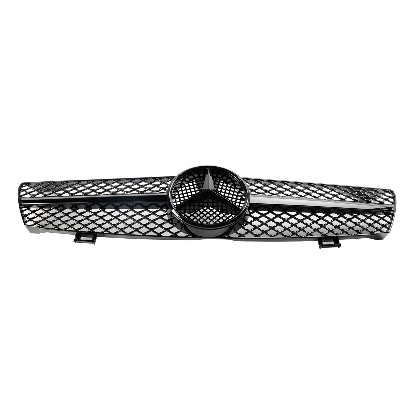 2004-2008 Mercedes Benz CLS-Class W219 C219 CLS280/320/S350/500/550 Front Bumper Grill Black Replacement Grille