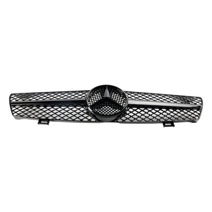 2004-2008 Mercedes Benz CLS-Class W219 C219 CLS280/320/S350/500/550 Front Bumper Grill Black Replacement Grille