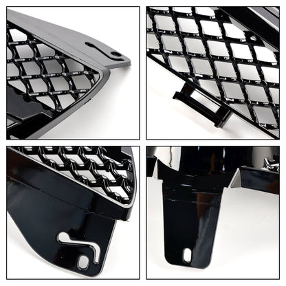 2004 2005 2006 2007 2008 Mercedes Benz CLS-Class W219 Front Grill Chrome / Black Replacement Grille With Star Emblem