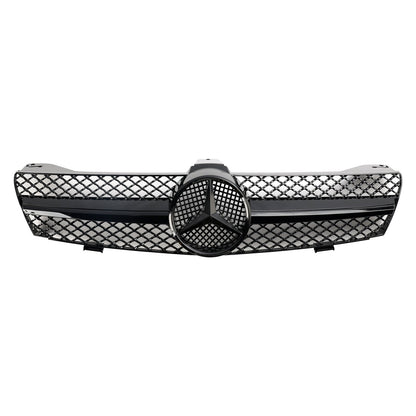 2004-2008 Mercedes Benz CLS-Class W219 C219 CLS280/320/S350/500/550 Front Bumper Grill Black Replacement Grille