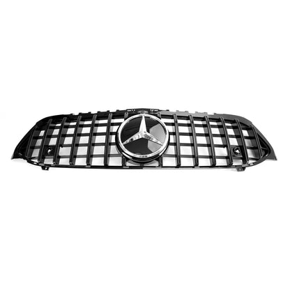 2019-2023 Mercedes Benz A-CLASS W177 AMG Style Front Grille Glossy Black Replacement Grill