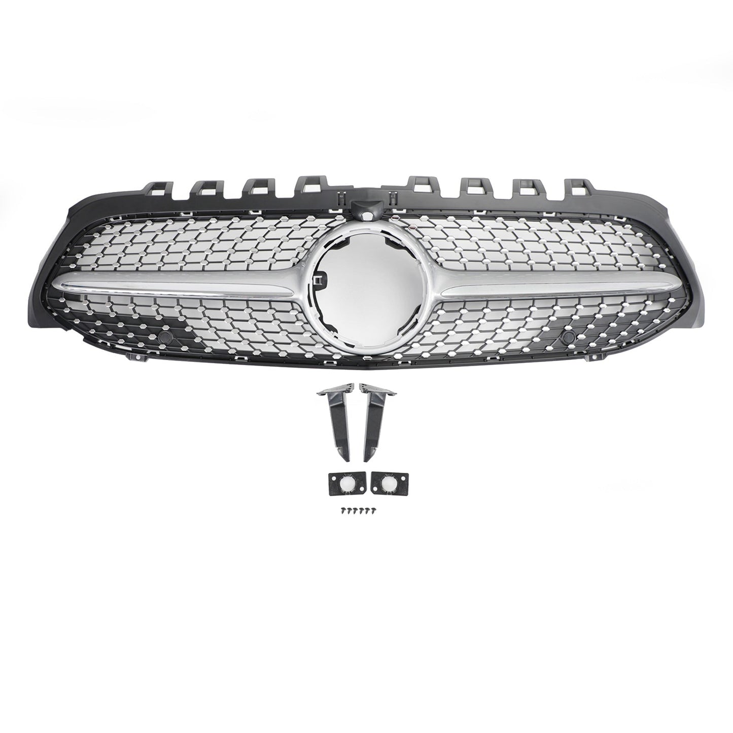2019-2023 Mercedes Benz A-CLASS W177 A180/200/A35 Diamond Front Grill Radiator Bumper Grill
