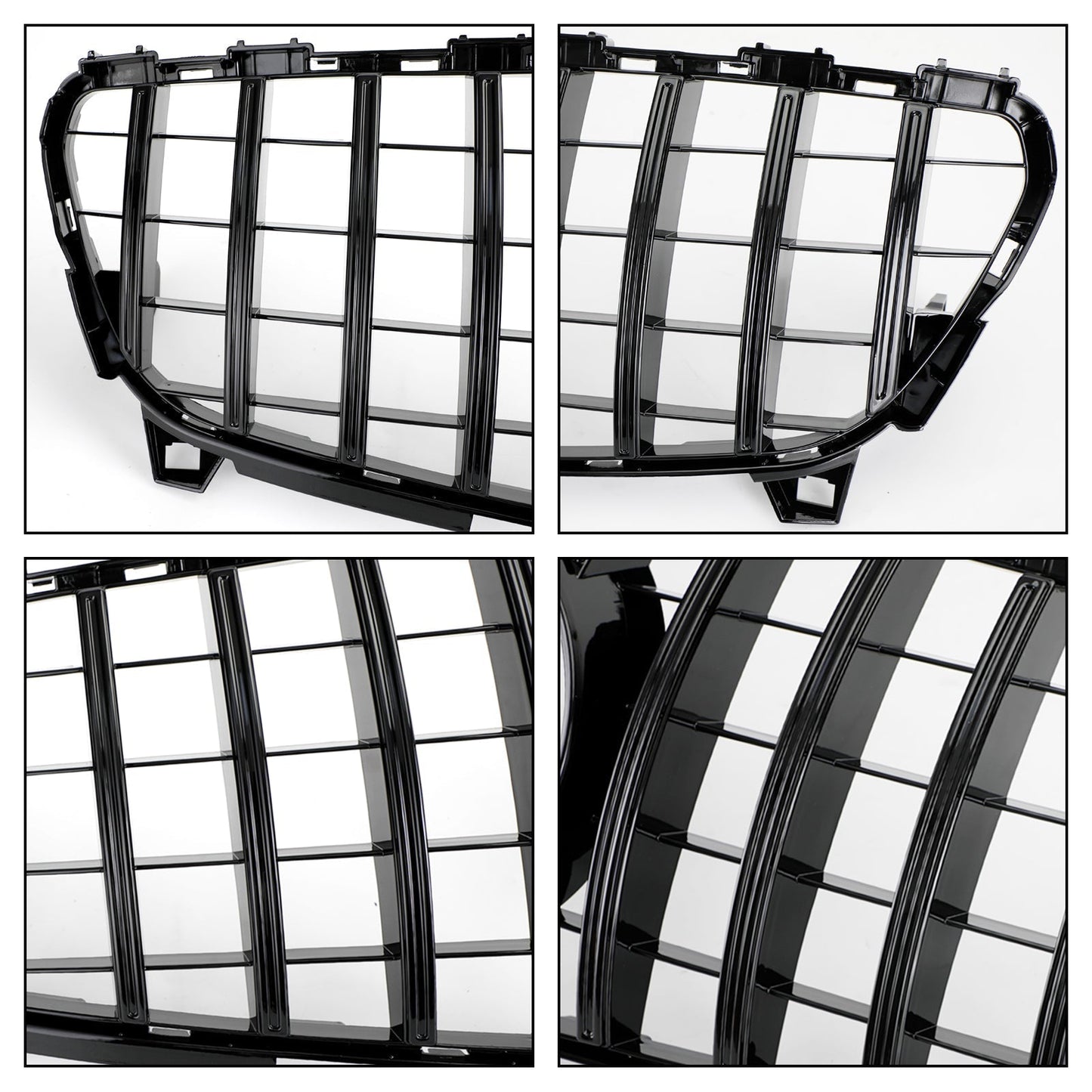 2016-2018 Mercedes Benz A-CLASS W176 A180/200/A45 Front Bumper Grille AMG Style Black Grill