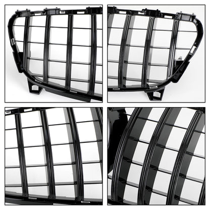 2016-2018 Mercedes Benz A-CLASS W176 A180/200/A45 Front Bumper Grille AMG Style Black Grill