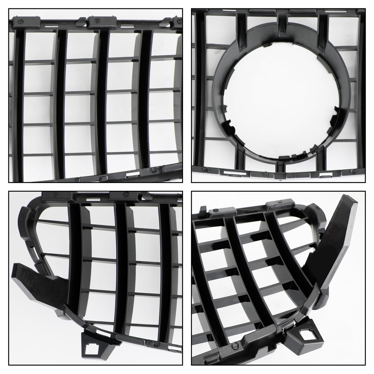 2016-2018 Mercedes Benz A-CLASS W176 A180/200/A45 Front Bumper Grille AMG Style Black Grill