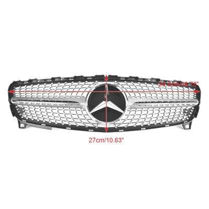 2016-2018 Mercedes Benz A-CLASS W176 A180/200/A45 Front Bumper Grille Diamond Replacement Grill