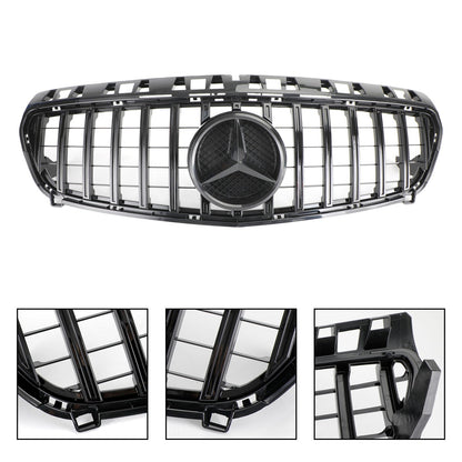 2012-2015 Mercedes-Benz A-CLASS W176 A180/200/A45 Front Bumper Grille Gloss Black AMG Style Grill