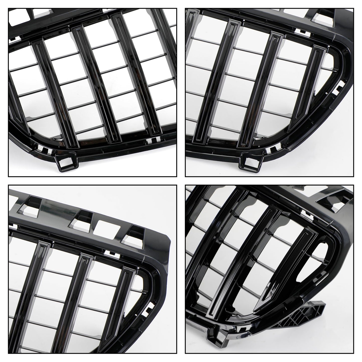 2012-2015 Mercedes-Benz A-CLASS W176 A180/200/A45 Front Bumper Grille Gloss Black AMG Style Grill
