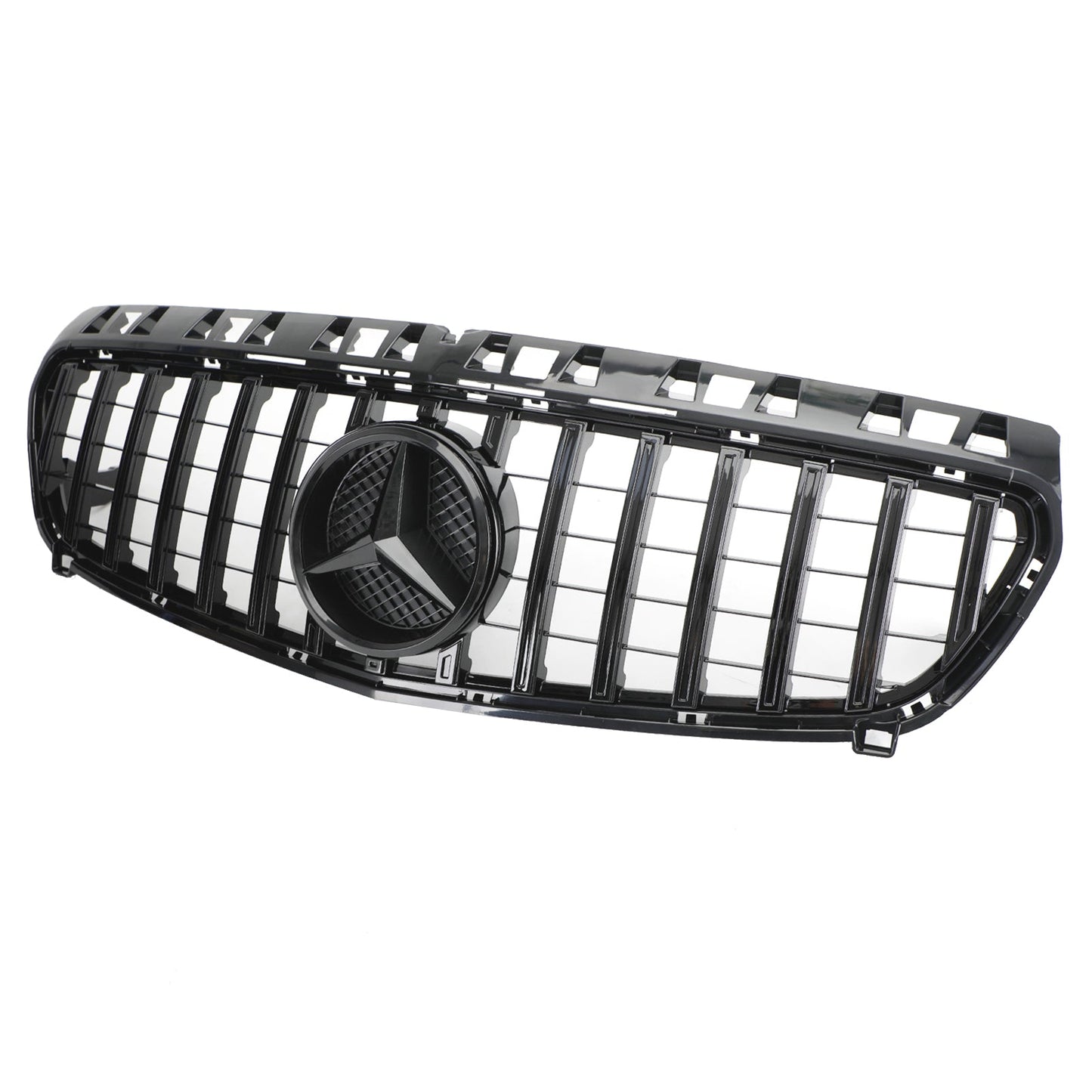 2012-2015 Mercedes-Benz A-CLASS W176 A180/200/A45 Front Bumper Grille Gloss Black AMG Style Grill