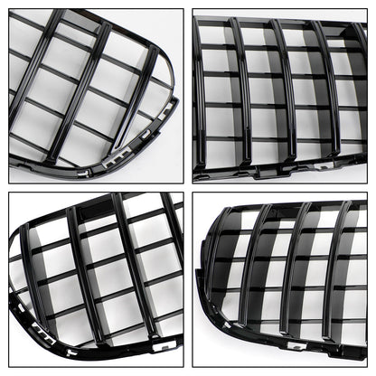 2015 2016 2017 2018 2019 Mercedes Benz GLC-Class X253 Front Grille AMG Style Bumper Black Grille With Star Emblem