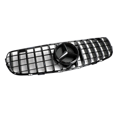 2015 2016 2017 2018 2019 Mercedes Benz GLC-Class X253 Front Grille AMG Style Bumper Black Grille With Star Emblem