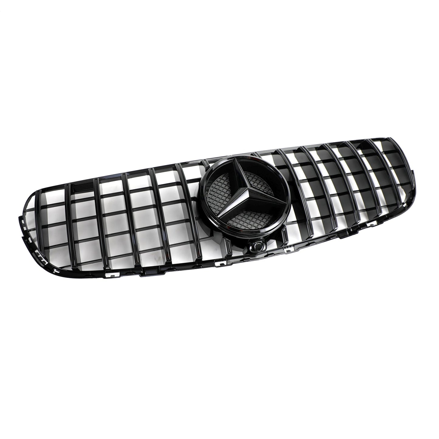 2015-2019 Benz X253 GLC-Class GLC250/300/350e/220d Mercedes Front Bumper Grille Gloss Black AMG Style Grill