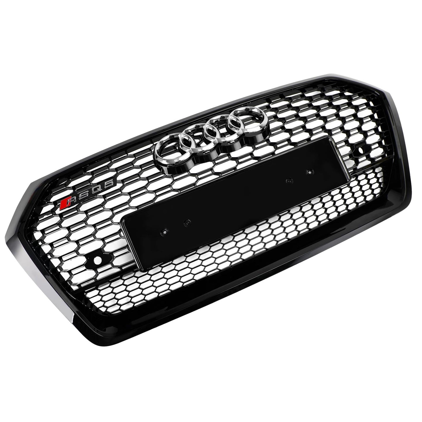 2018-2020 Audi Q5 SQ5 Front Honeycomb Mesh Grill RSQ5 Style Grill Replacement Black Grille