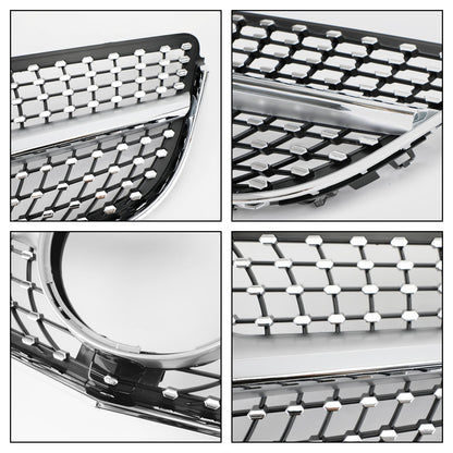 2014-2017 E-Class W207/C207 Coupe Mercedes Benz Diamond Style Front Grill Chrome Grille With Star Emblem