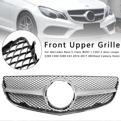 2014 2015 2016 2017 Mercedes Benz E-Class W207/C207 Coupe Diamond / OEM Style Grill Front Bumper Replacement Grille