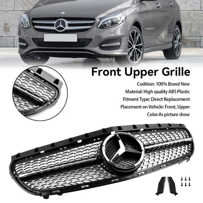 2014.11-2018 Mercedes Benz B-Class W246 B180 B200 B250 Facelift Front Bumper Grill Replacement Grille