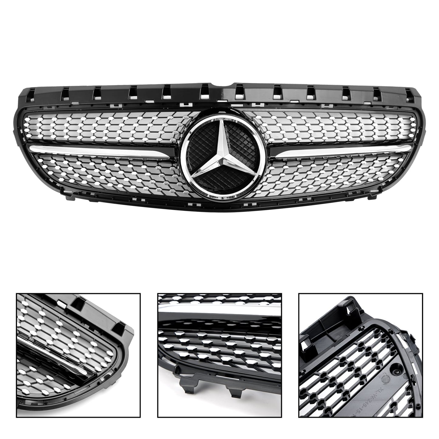 2014.11-2018 Mercedes Benz B-Class W246 B180 B200 B250 Facelift Front Bumper Grill Replacement Grille