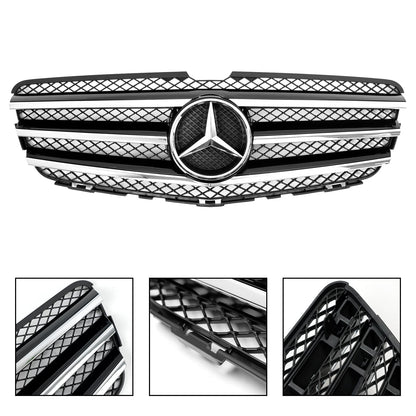 2010-2013 Mercedes-Benz R-Class W251 R300/350/500/320CDI Front Bumper Grille Chrome Black Replacement Grill
