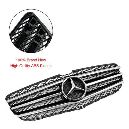 2010-2013 Mercedes-Benz R-Class W251 R300/350/500/320CDI Front Bumper Grille Chrome Black Replacement Grill