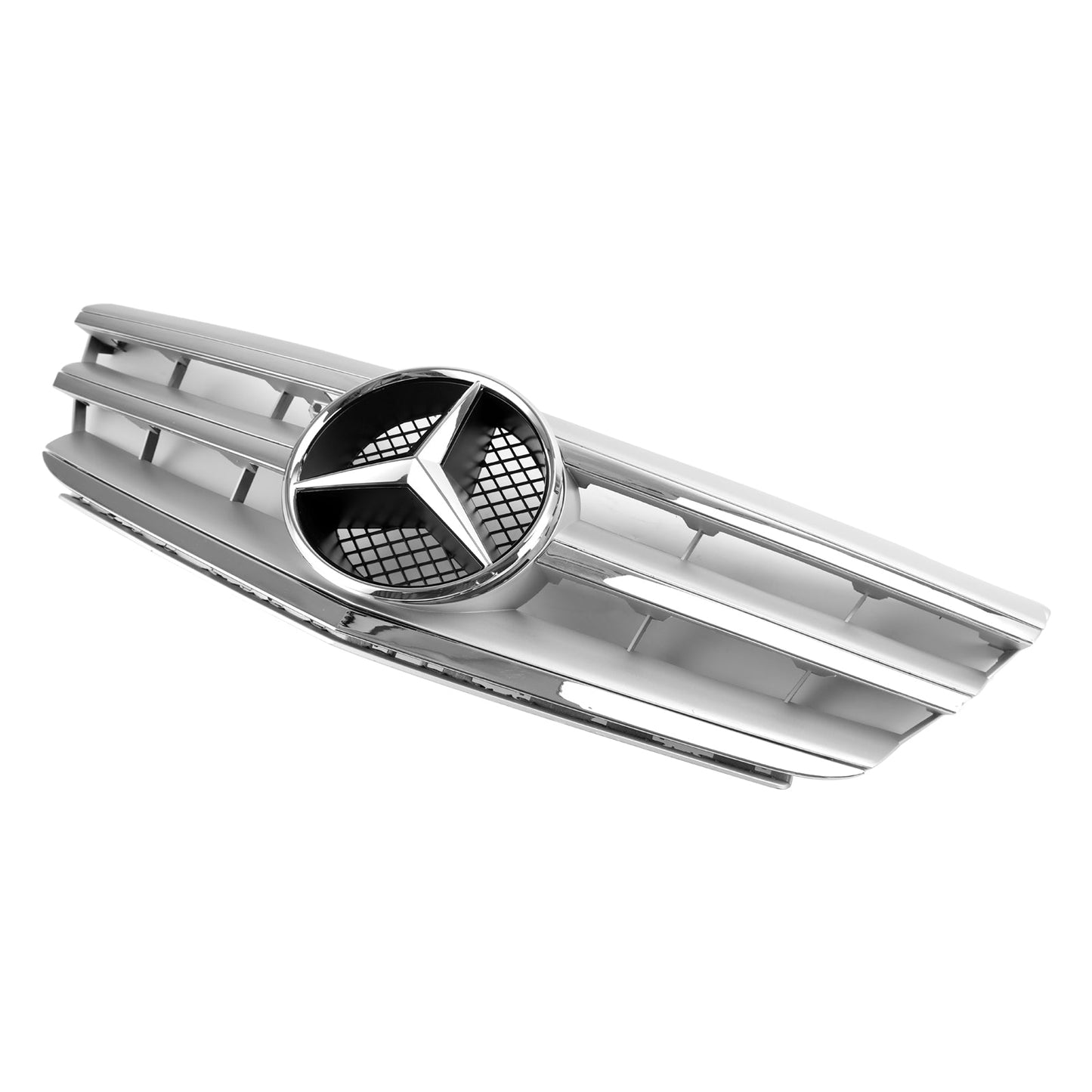 2009-2011 Mercedes-Benz B-Class W245 A160/180/200 Front Bumper Grille Chrome Gray Replacement Grill