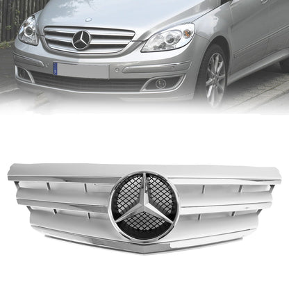 2009-2011 Benz B-Class W245 B170/180/200 Mercedes Front Bumper Grille Chrome Black Replacement Grill
